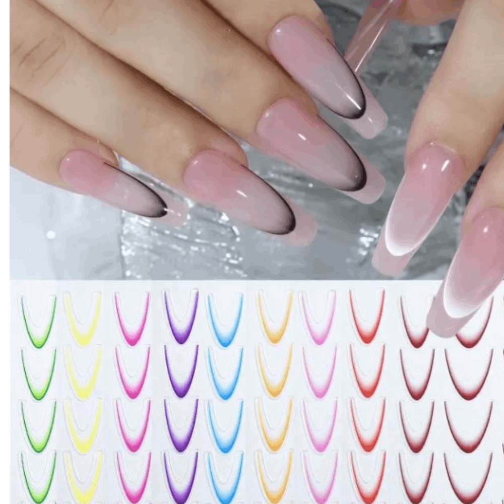 Stickers Nail Stickers Ombre for french