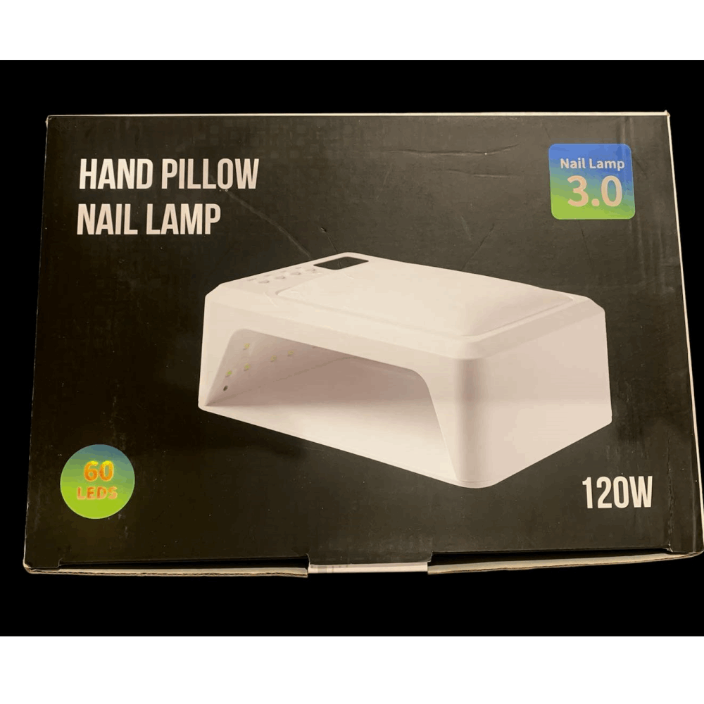 Uv/led Lamp Global Fashion 120W with hand pillow 2 hands