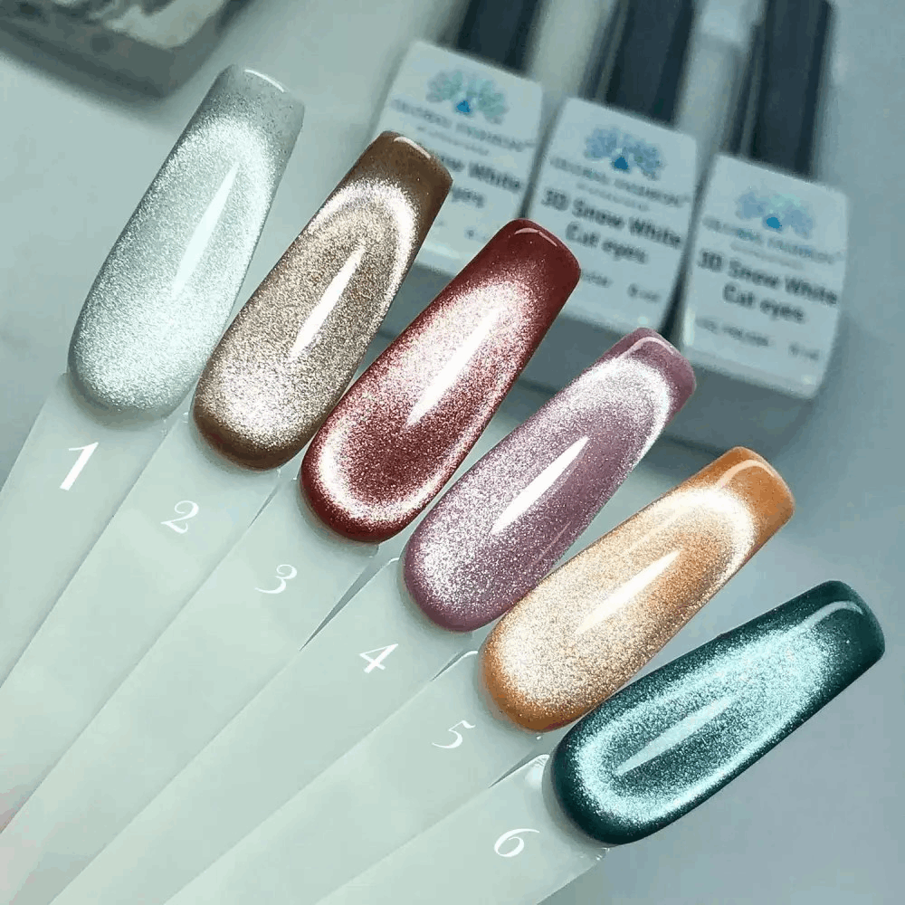 Gel Polish CAT EYE Global Fashion 3D SNOW 8ml 01