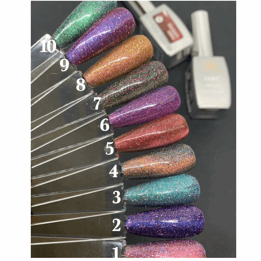 Gel Polish Cat Eye &amp; Disco Global Fashion Fairy Reflective  Cat eye gel polish 8ml