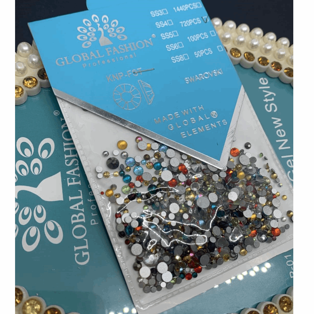 Rhinestones Global Fashion Colored Rhinestones straz 720pcs pacl
