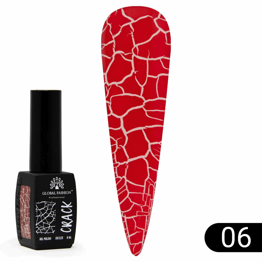 Gel Polish GLOBAL FASHION Crack gel polish 8 ml