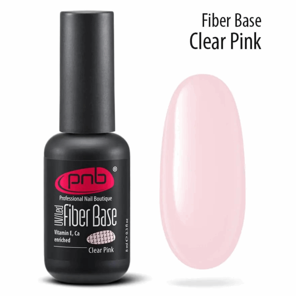 FIBER BASE COAT PNB Revital Clear Pink 8ml