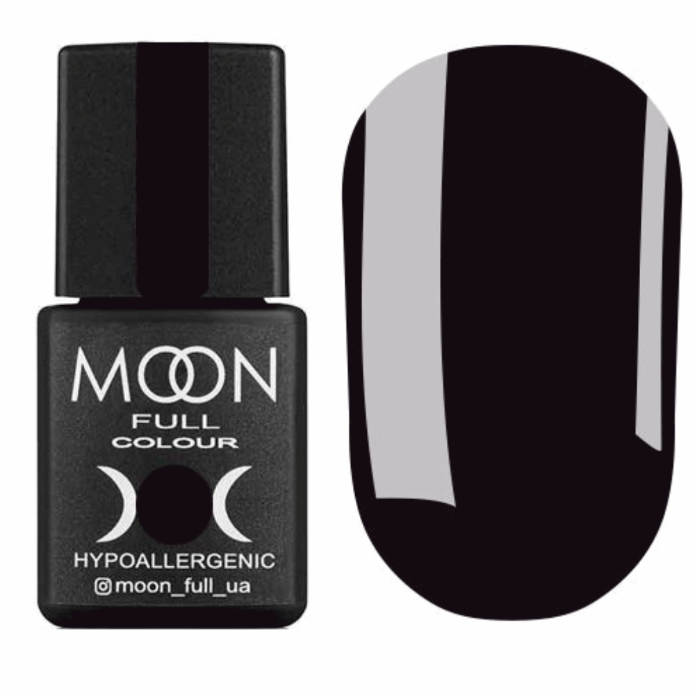 Gel Polish White &amp; Black MOON Black 8ml