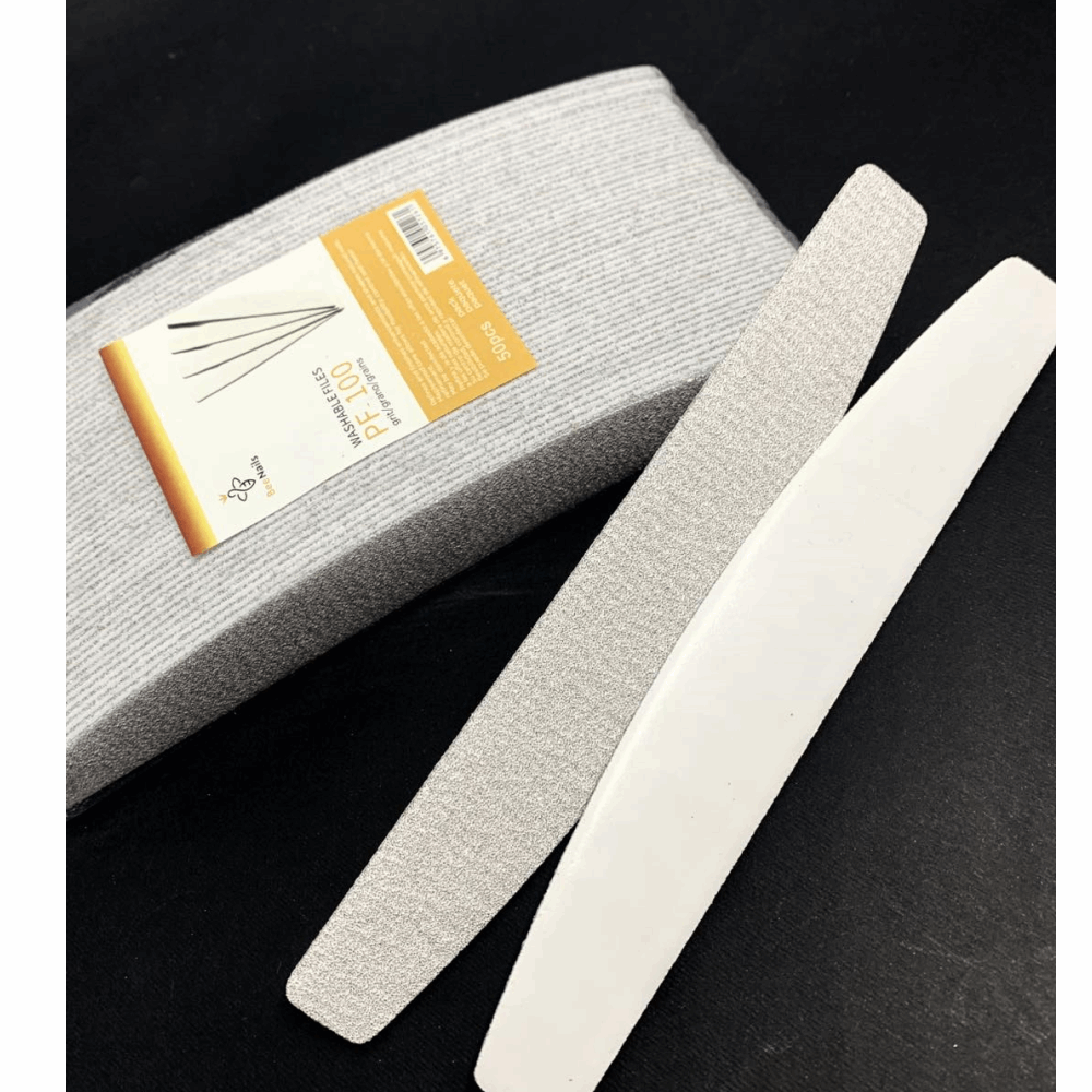 Nail files &amp; buffers BeeNails Nail files for metal base half moon shape 50 pcs