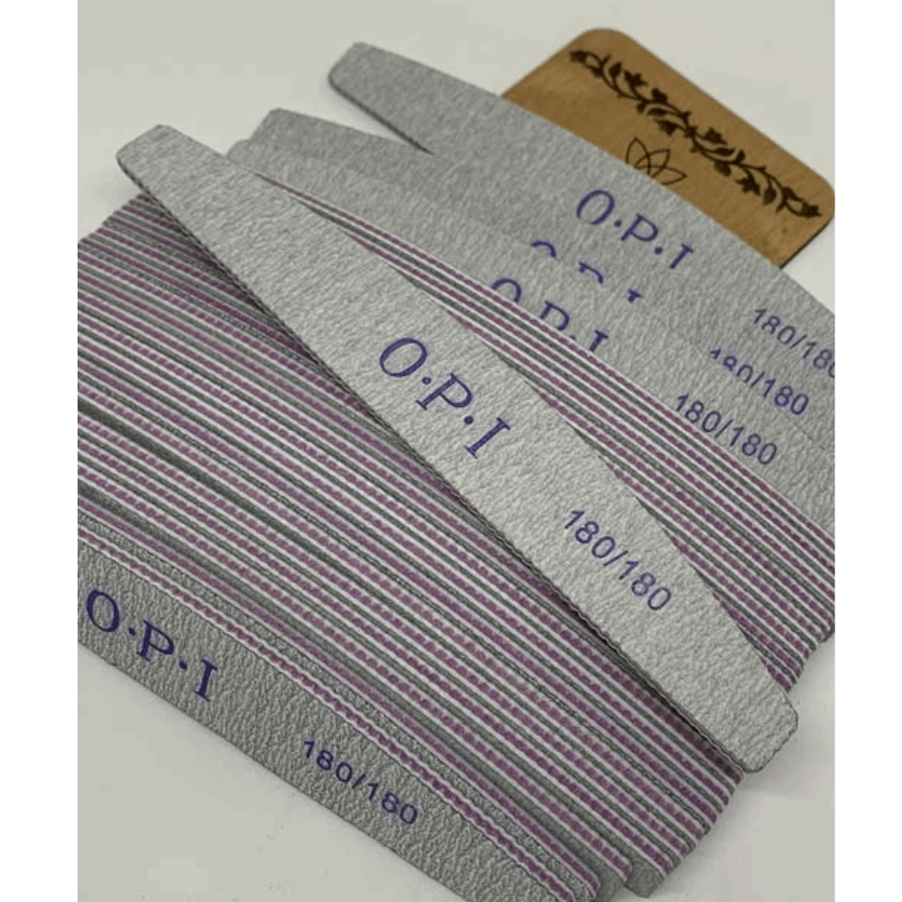Nail files &amp; buffers OPI File 180/180 grit