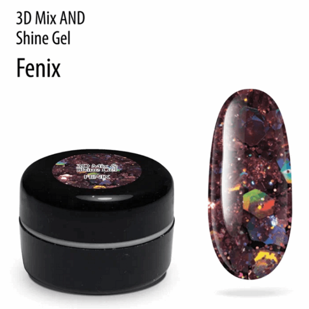 GEL PASTE Pnb 3d Mix &amp; Shine FENIX 5ml