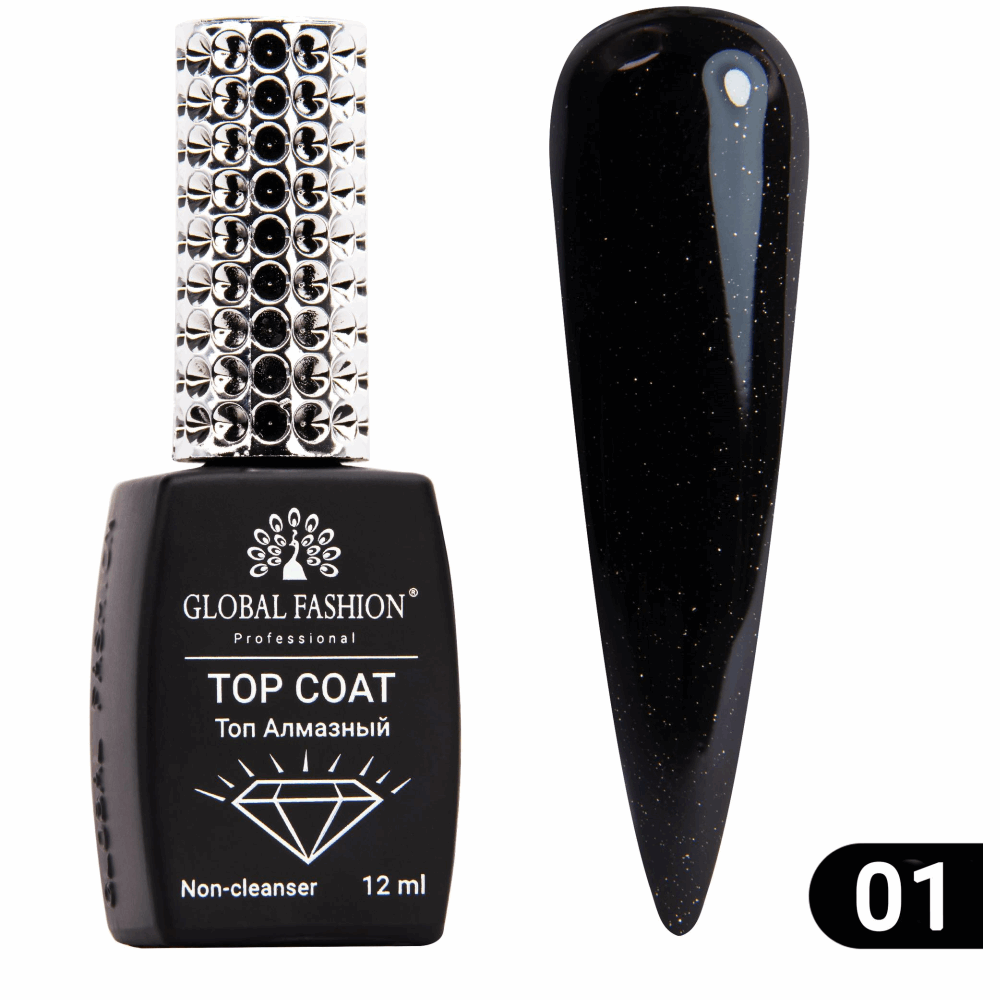 ACCESSORIES Global Fashion Galaxy top coat no wipe with little shimmer 12 ml