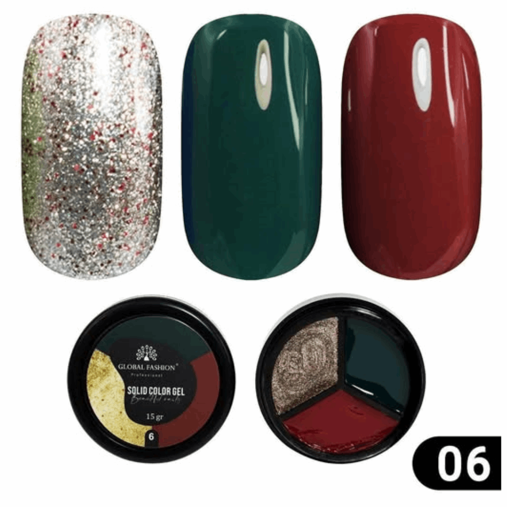 Gel Paint &amp; Paste Global Fashion Solid gel polish 15g