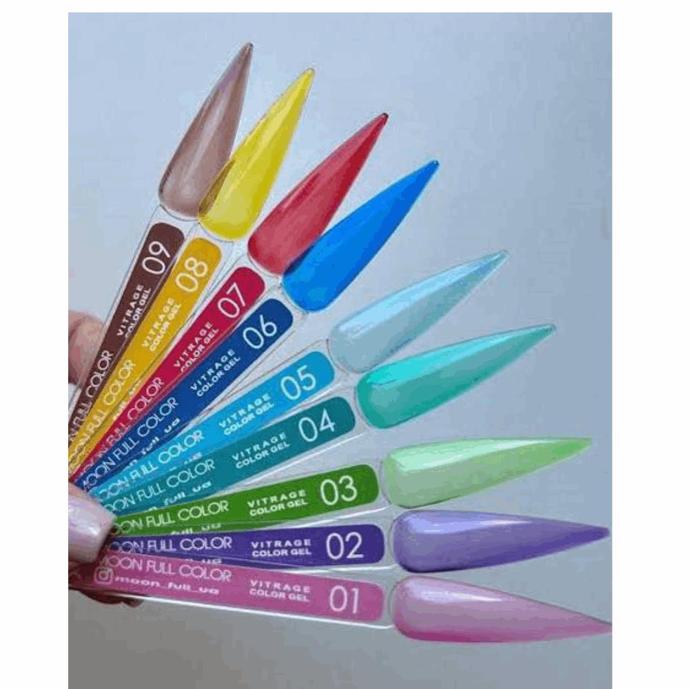 MOON Chrome Flake gel polish 8 ml Jelly Gel Polish Vitrage Gel 8 ml