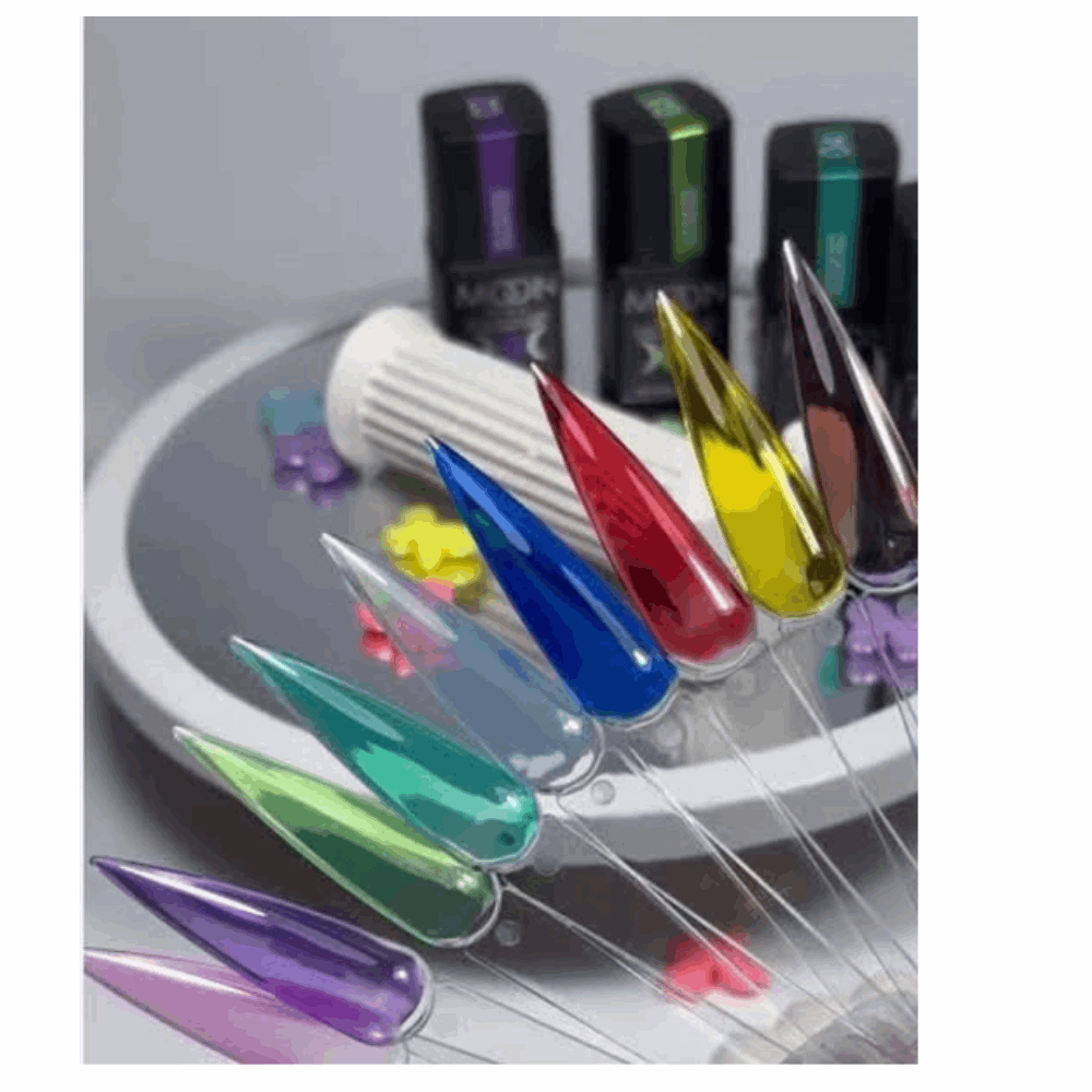 MOON Chrome Flake gel polish 8 ml Jelly Gel Polish Vitrage Gel 8 ml