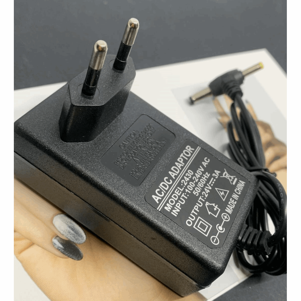 Accessories UV/LED Lamp AC/DC Adaptor – 3A