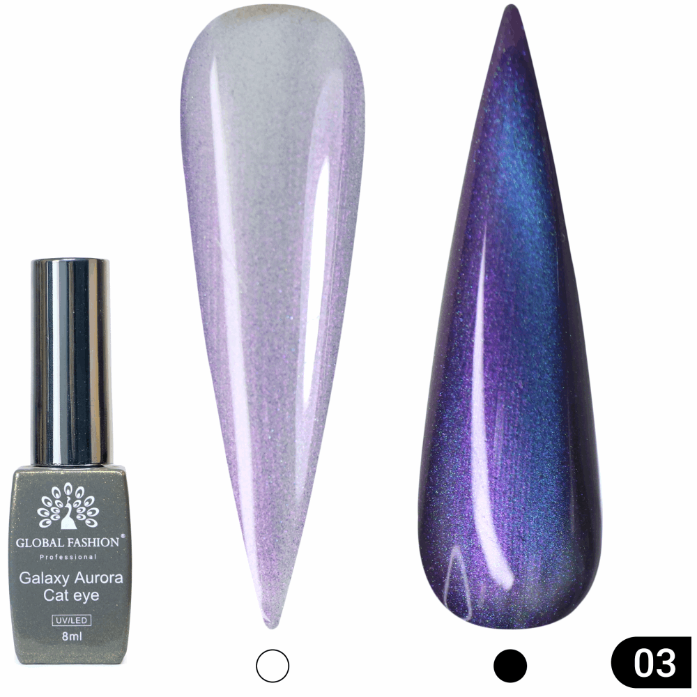 Gel Polish CAT EYE Global Fashion Galaxy Aurora 8ml 03
