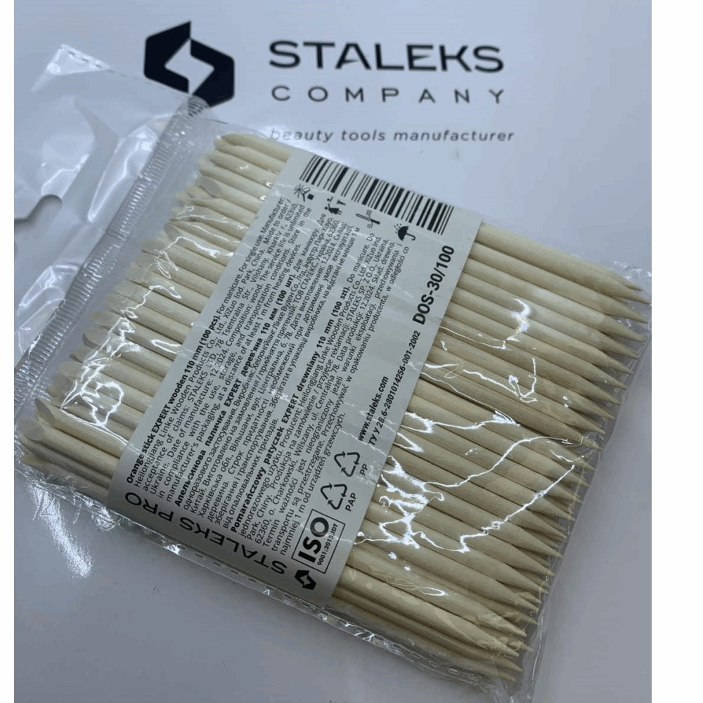 Accessories Staleks Orange Sticks – 100 pcs 110 mm short