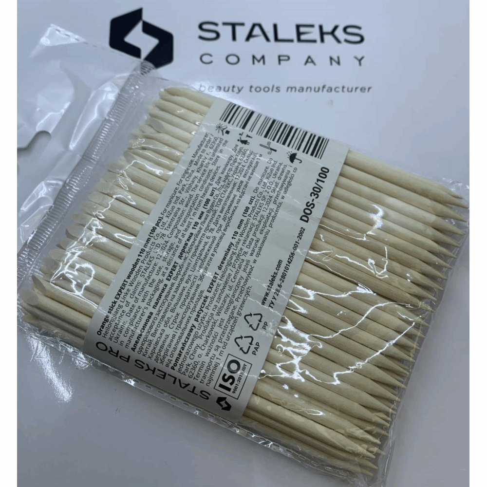 Accessories Staleks Orange Sticks – 100 pcs 150 mm long