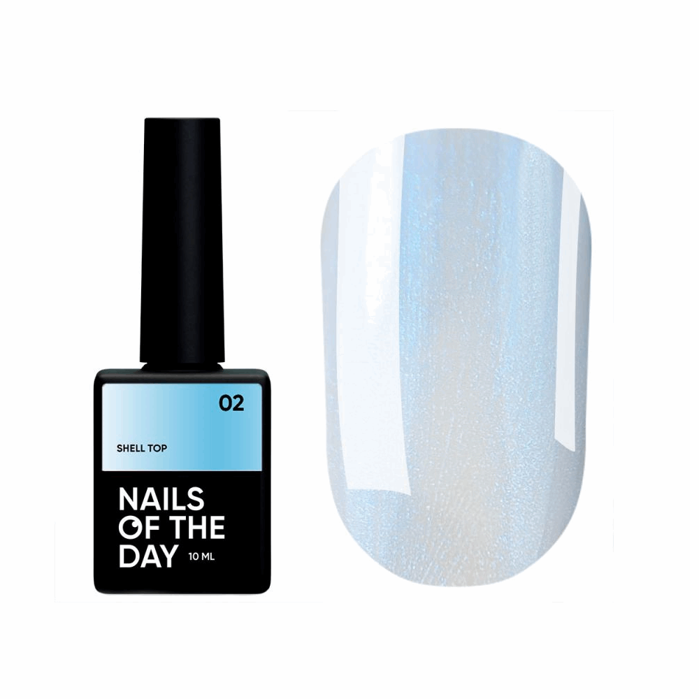 Top Coat Nails of the Day – Shell Top 02-10 ml