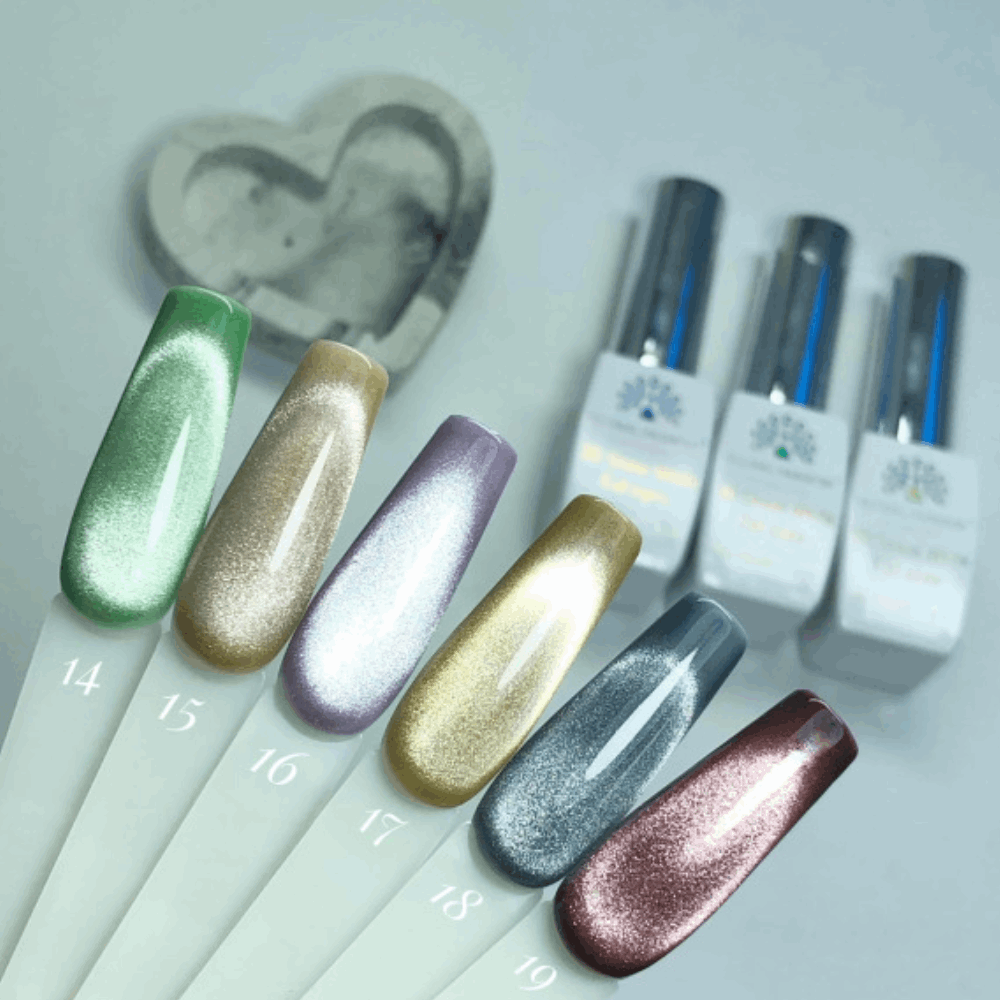 Gel Polish CAT EYE Global Fashion 3D SNOW 8ml 14