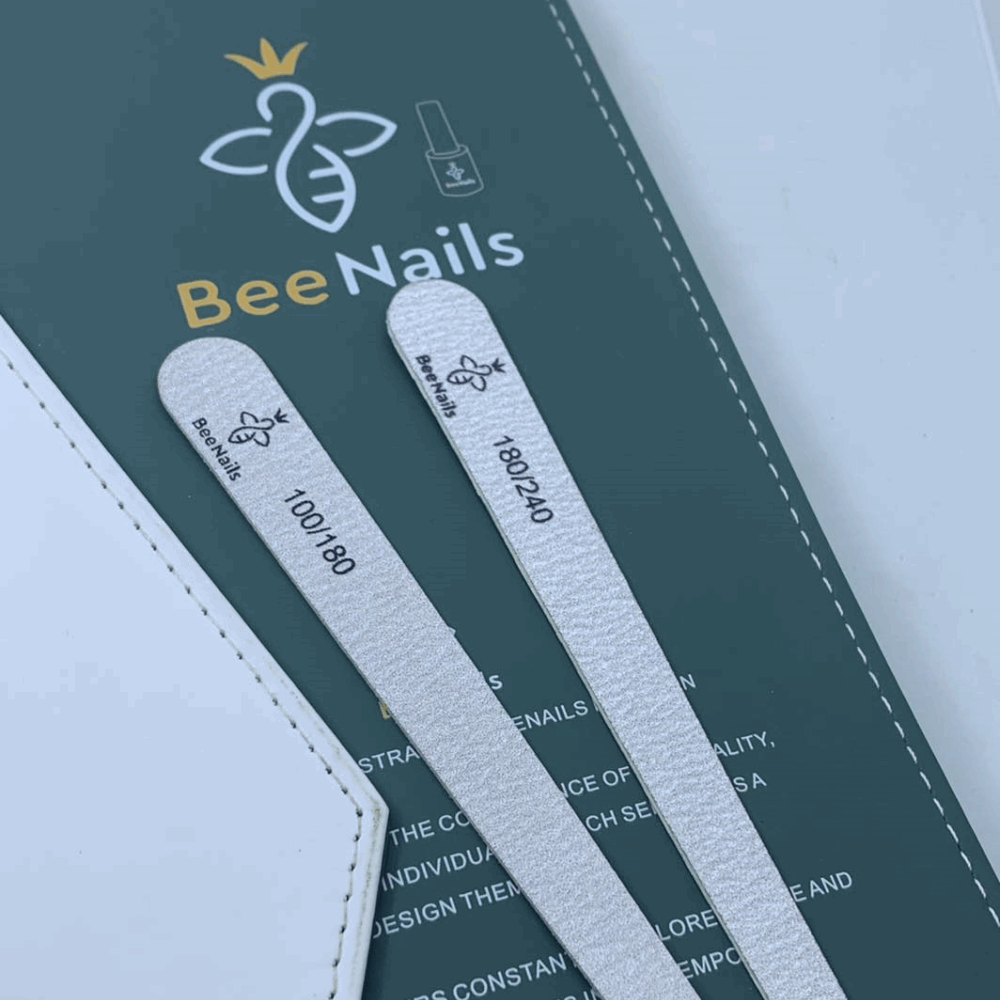 Nail files &amp; buffers BeeNails Slim Straight Shape Nail File Available in 100/180
