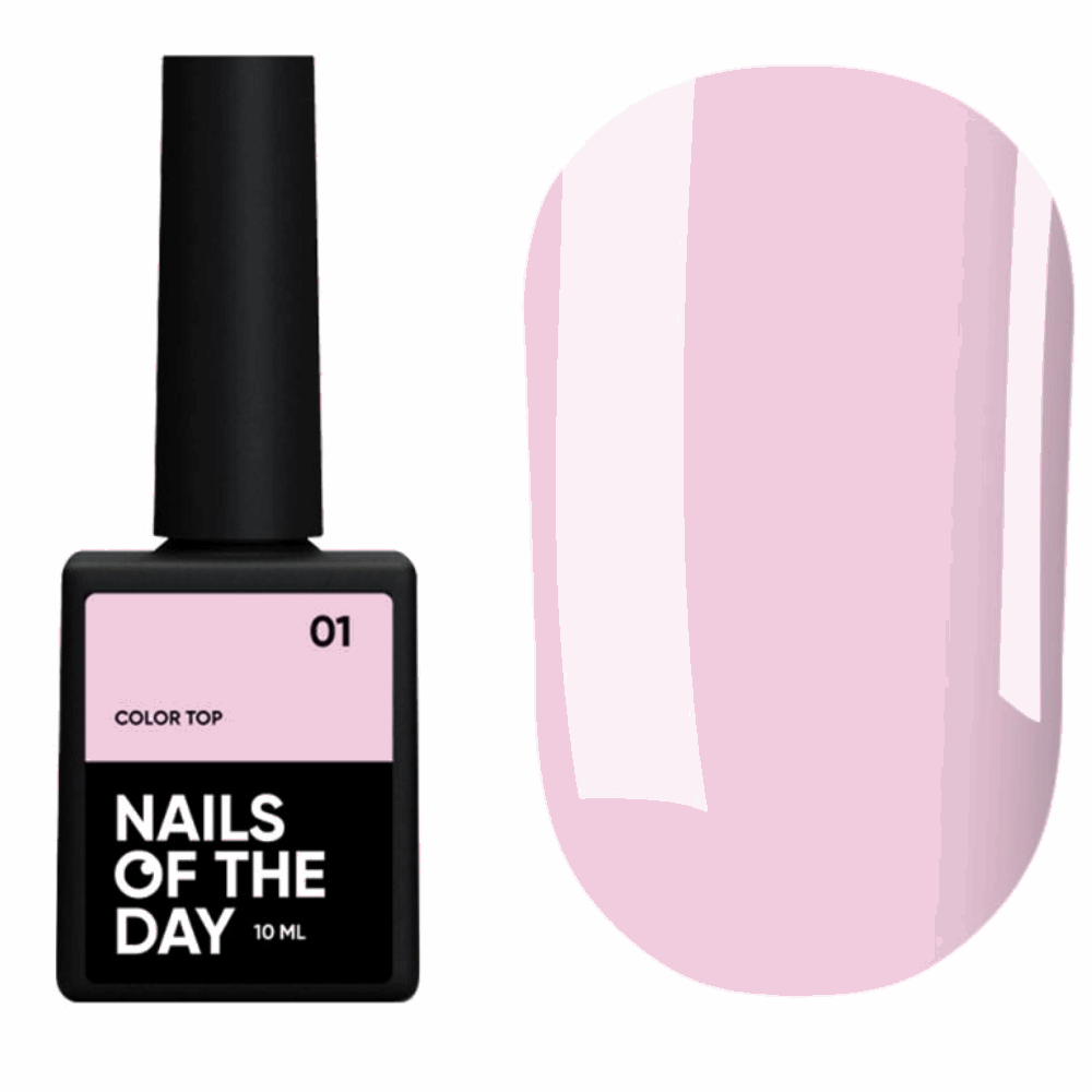COVER TOP NAILS OF THE DAY Color top 01 10ml