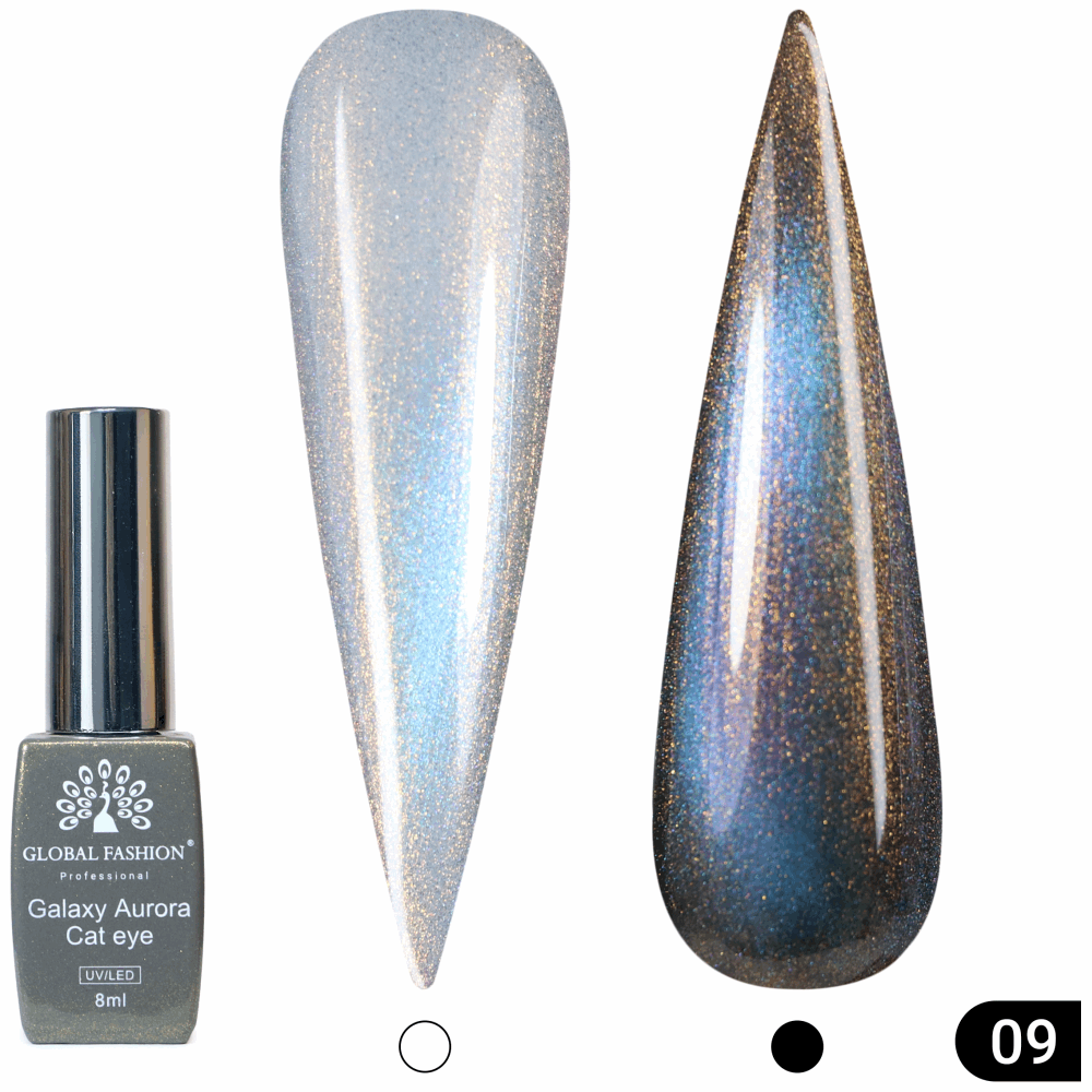 Gel Polish CAT EYE Global Fashion Galaxy Aurora 8ml 09