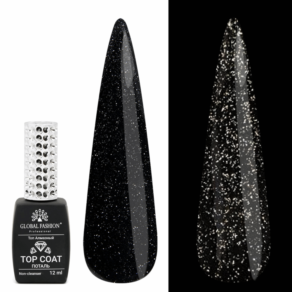 Top Coat GLOBAL FASHION Top reflective 12ml silver