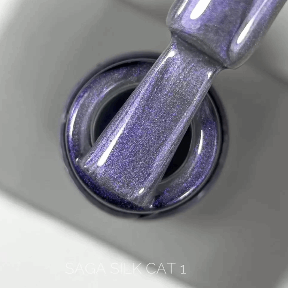 Gel Polish SAGA CAT EYE / USA SILK CAT 10ml 01