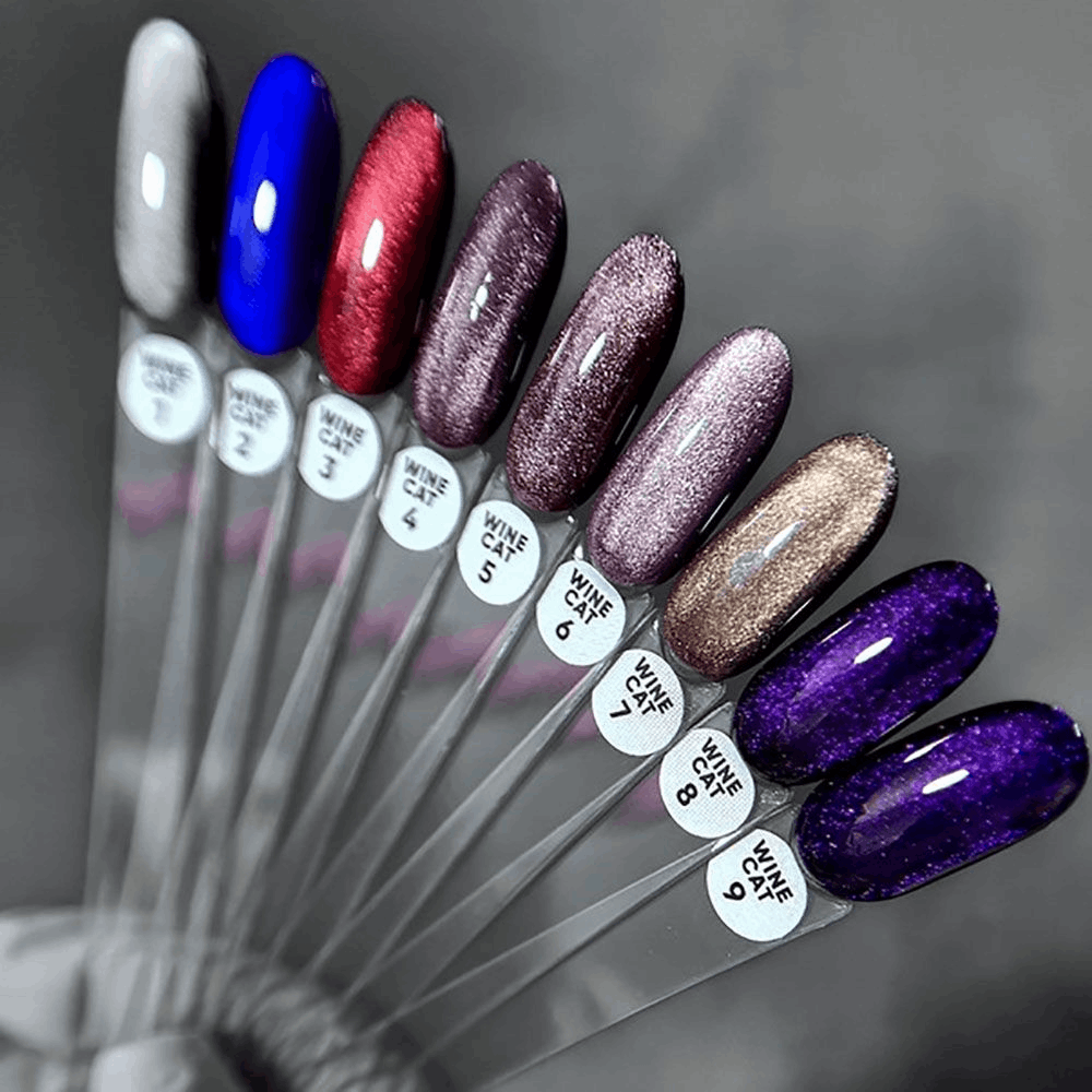 Gel Polish SAGA CAT EYE / USA WINE CAT 10ml All Collection