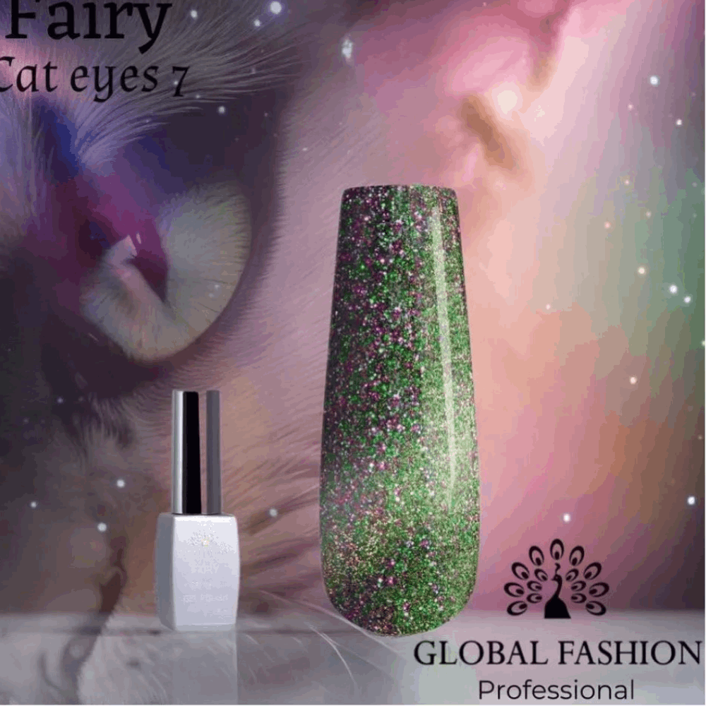 Gel Polish Reflective GLOBAL FASHION Fairy 8ml 07