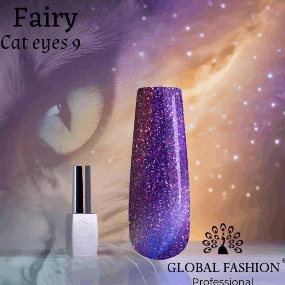Gel Polish Reflective GLOBAL FASHION Fairy 8ml 09