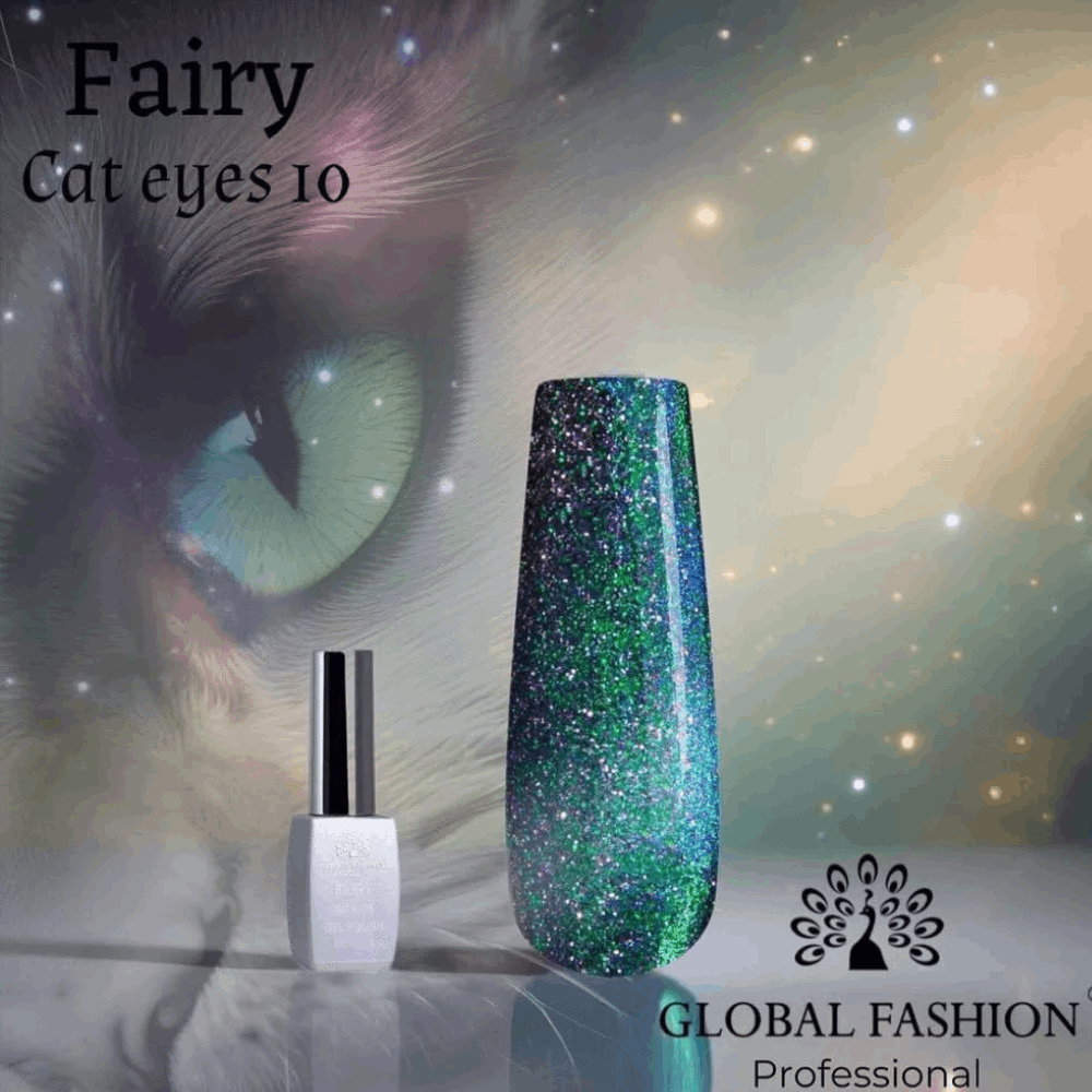 Gel Polish Reflective GLOBAL FASHION Fairy 8ml 10