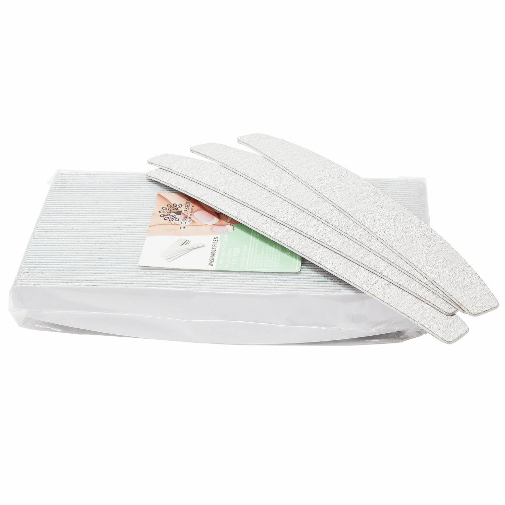 REFILL FILES Global Fashion Files 50pcs cemicircle 150GRIT