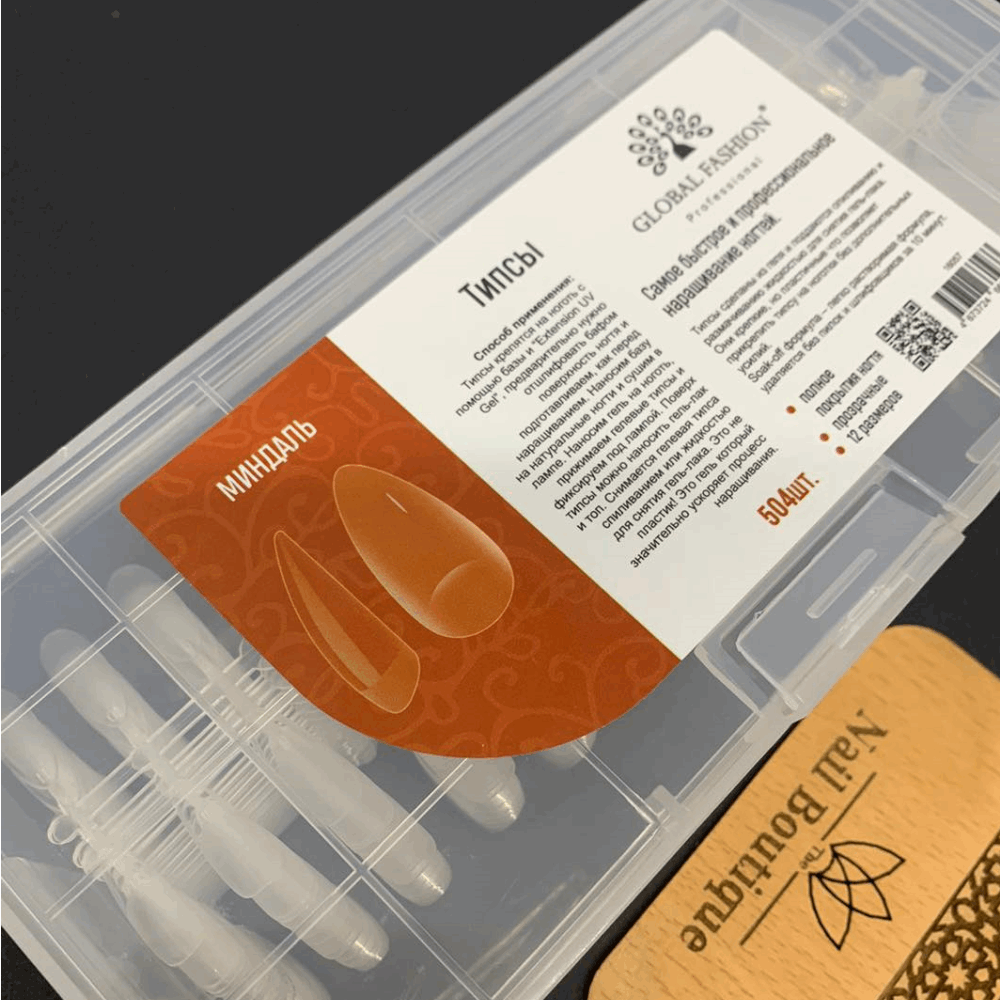 Gel Tips Global Fashion Soft Gel Tips 504pcs almond