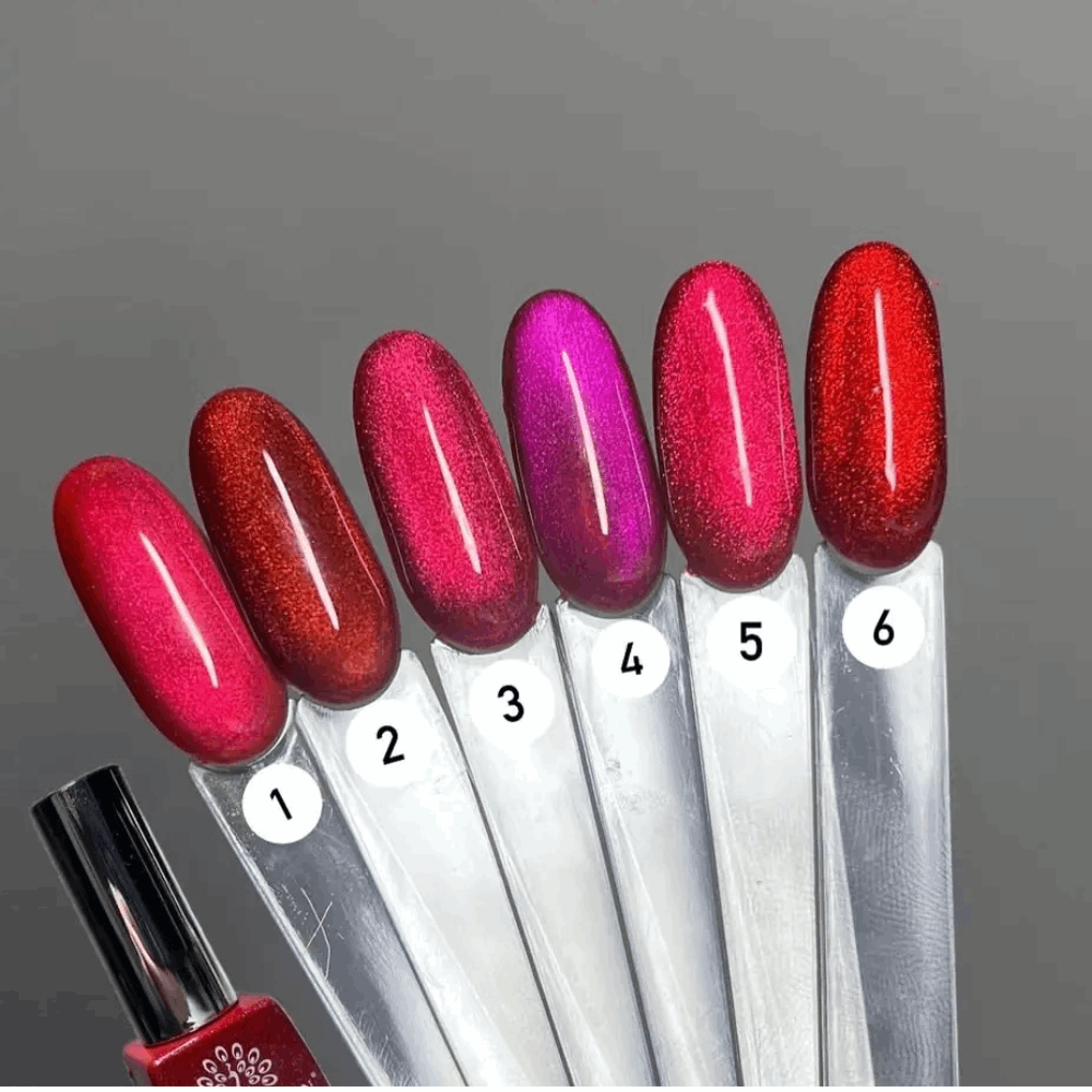 Gel Polish CAT EYE Global Fashion Cherry Red 8ml 04