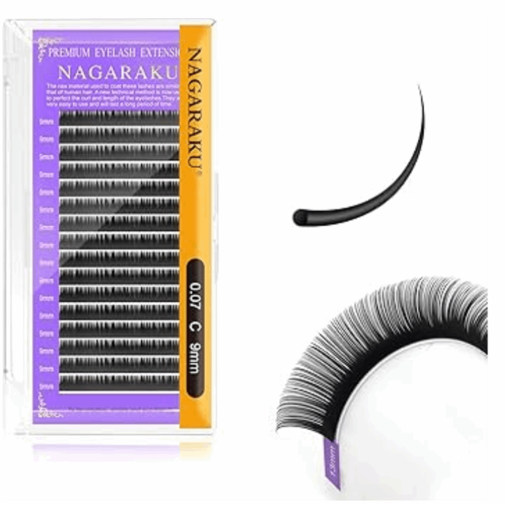 EYELASHES NAGARAKU ONE SIZE C0.07 9mm