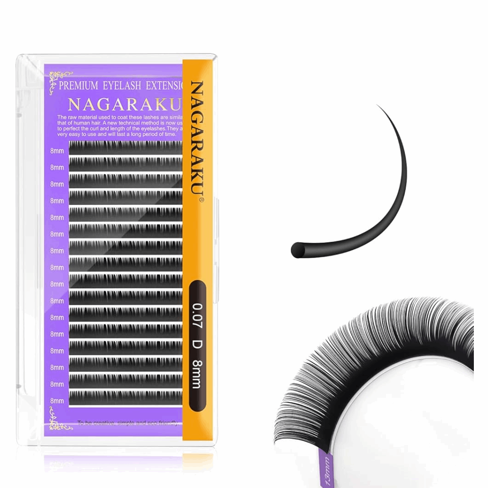 EYELASHES NAGARAKU One Size D0.07 8mm