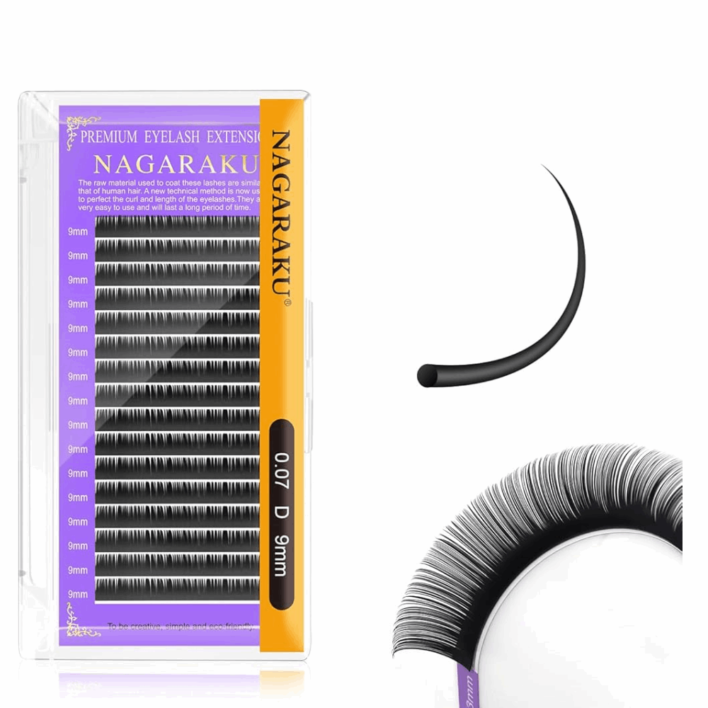 EYELASHES NAGARAKU One Size D0.07 9mm
