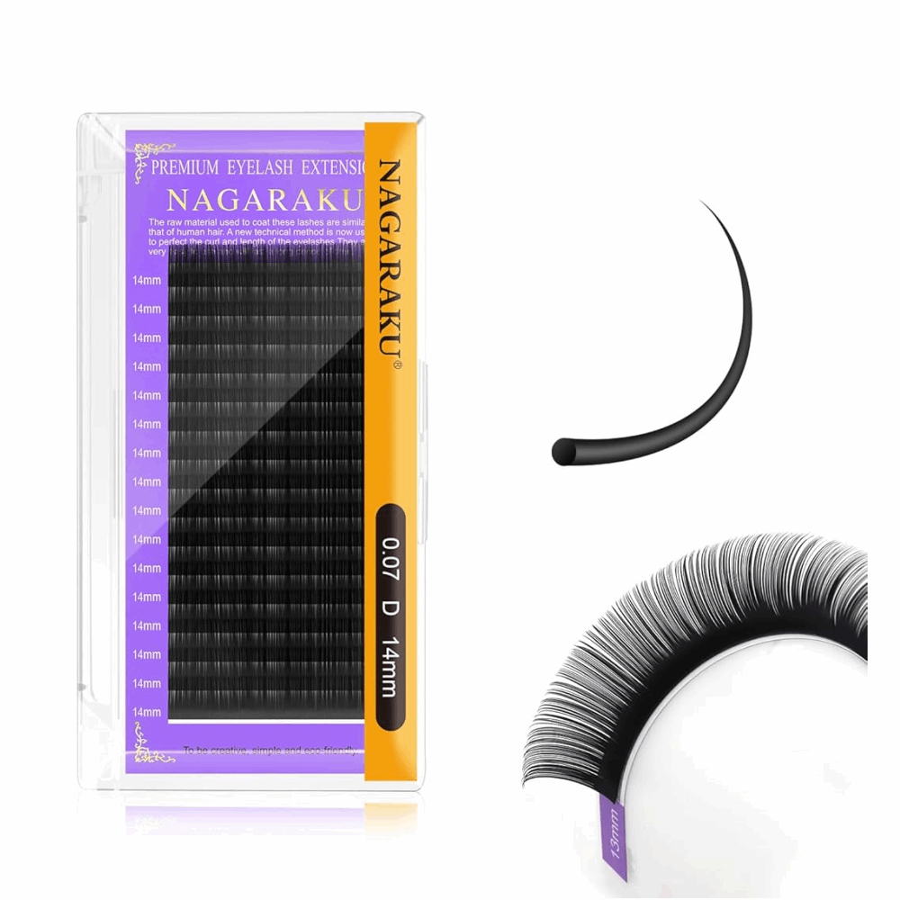 EYELASHES NAGARAKU One Size D0.07 14mm