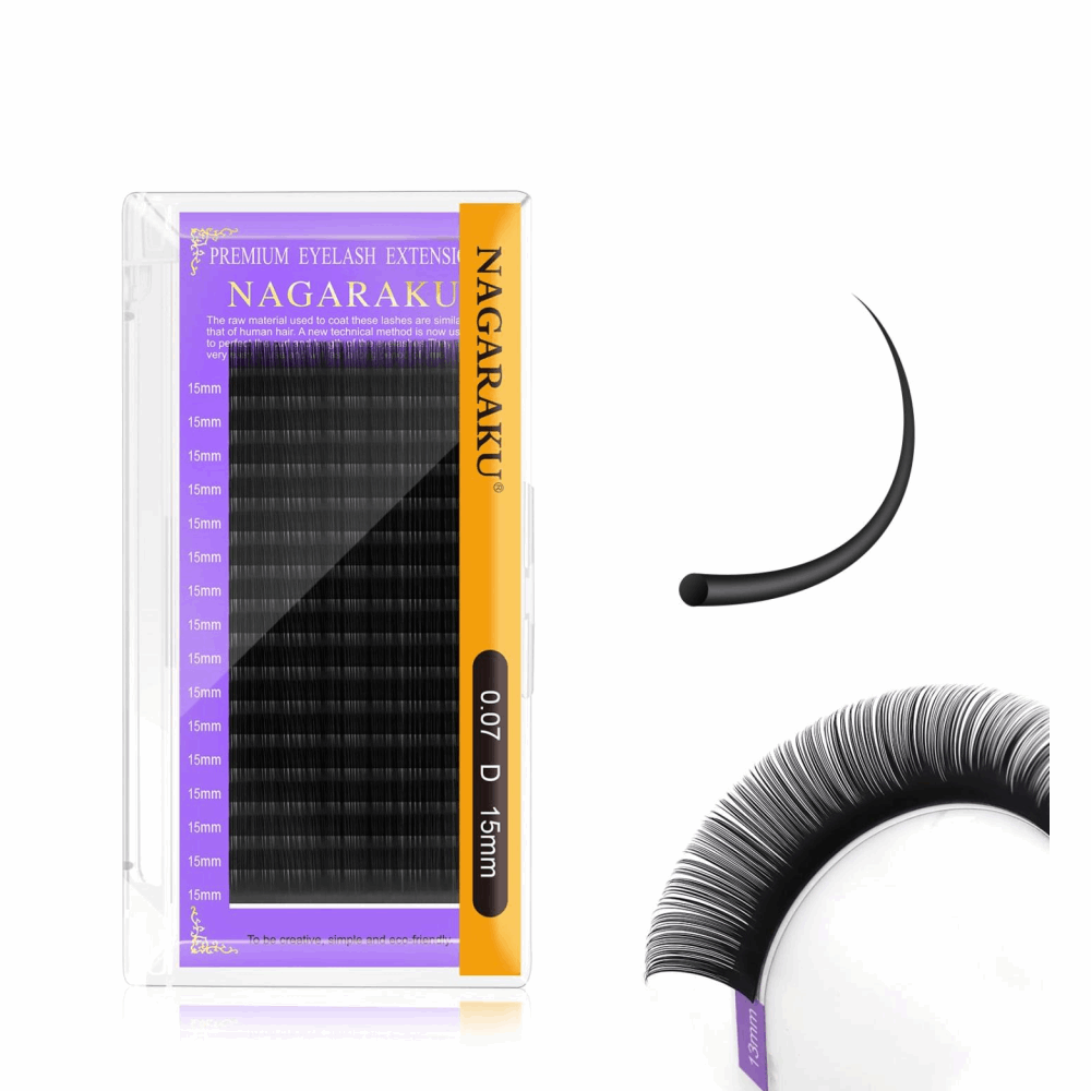 EYELASHES NAGARAKU One Size D0.07 15mm