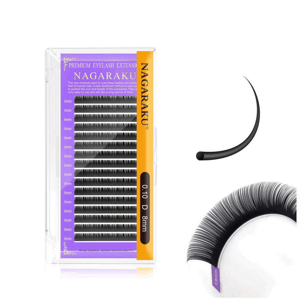 EYELASHES NAGARAKU One Size D0.10 8mm