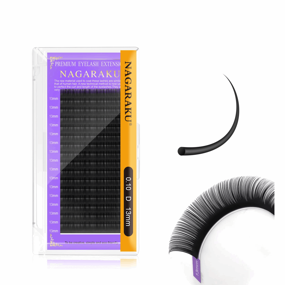 EYELASHES NAGARAKU One Size D0.10 13mm