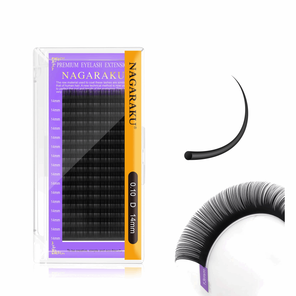 EYELASHES NAGARAKU One Size D0.10 14mm