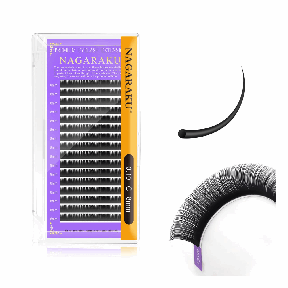 EYELASHES NAGARAKU ONE SIZE C0.10 8mm