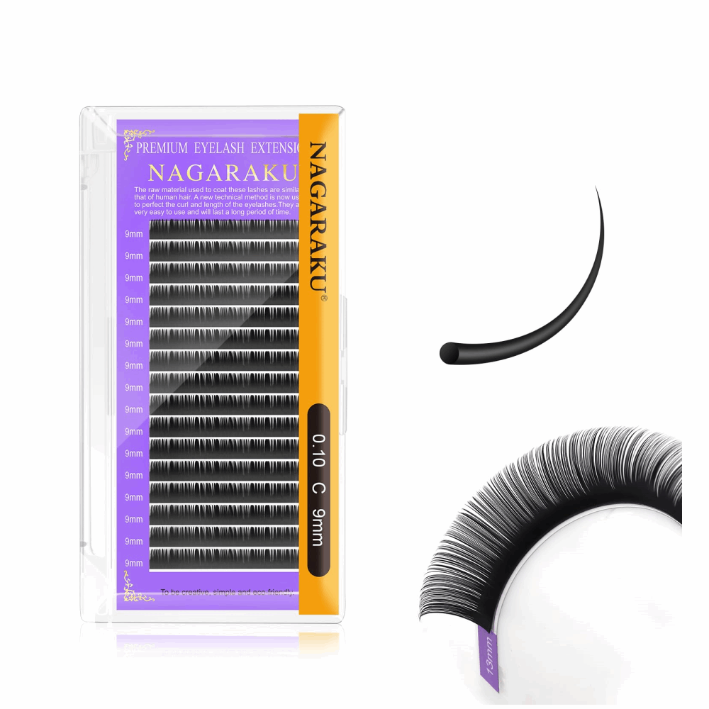 EYELASHES NAGARAKU ONE SIZE C0.10 9mm