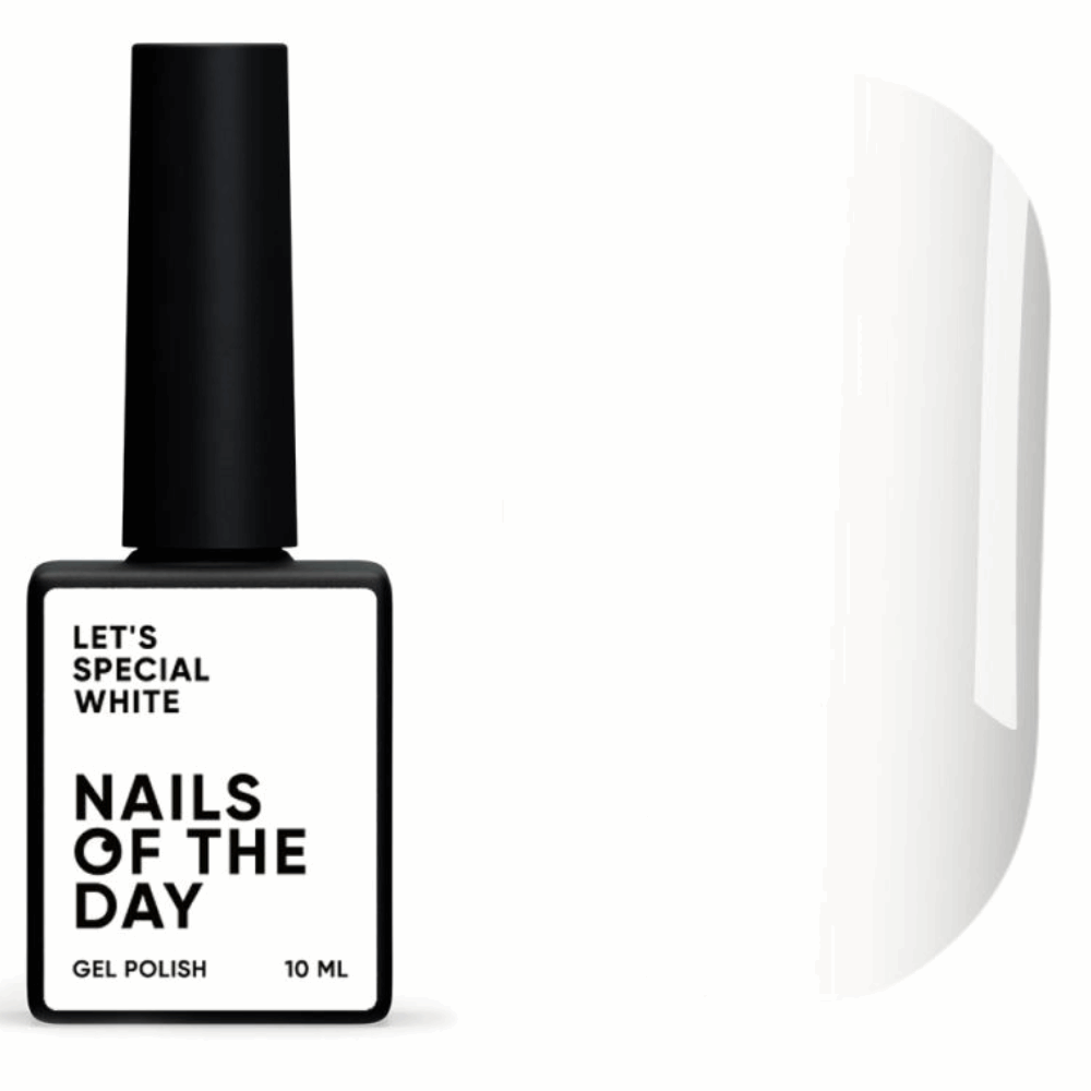 Gel Polish White &amp; Black Nails of the Day Perfect White 10ml