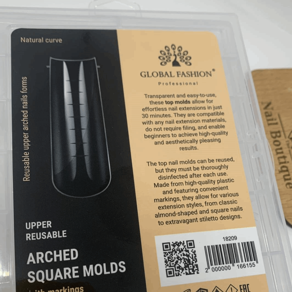 UPPER FORMS Global Fashion Reusable Upper Forms Square 120pcs