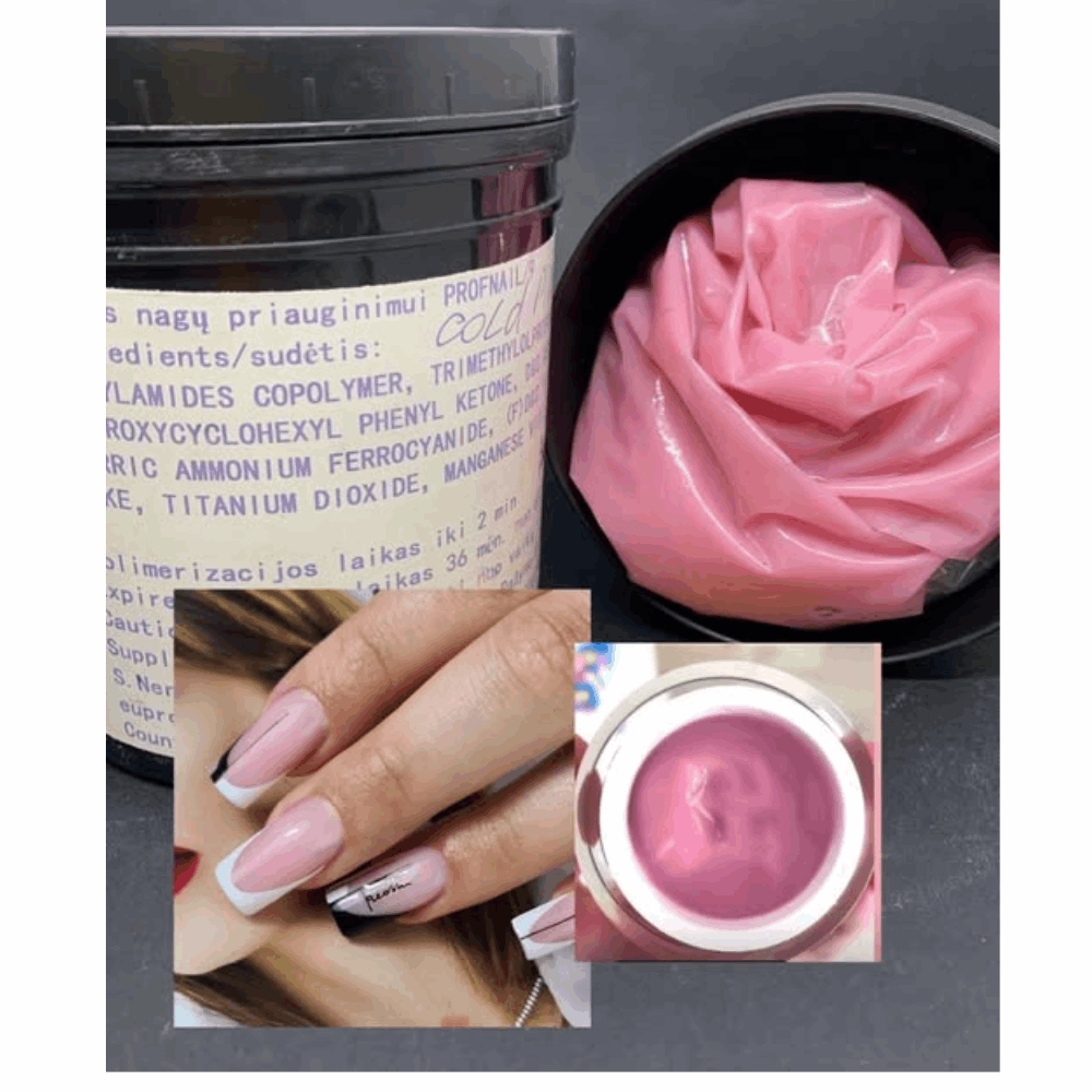 BUILDER GEL Profnail 1KG cold pink (Lithuania Europe)