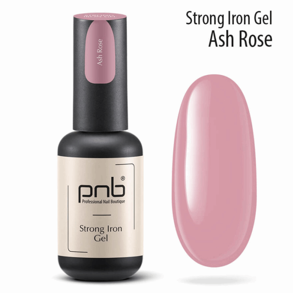 BUILDER GEL PNB Strong iron gel 8ml ASH ROSE