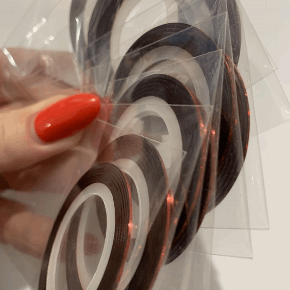 DECORE Ribbon glossy red