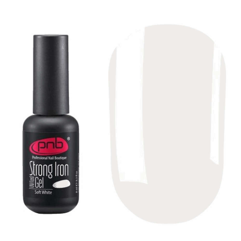 BUILDER GEL PNB Strong iron gel 8ml SOFT WHITE