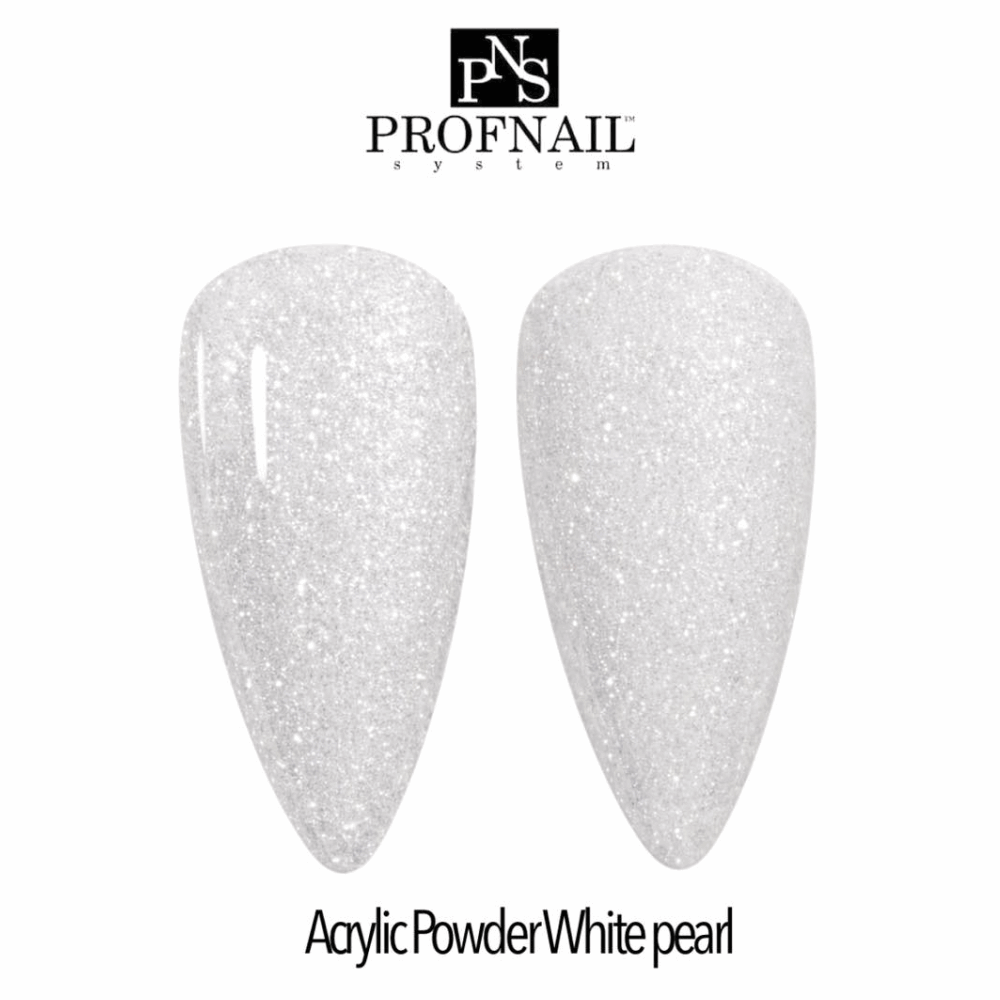 ACRYLIC POWDER PROFNAIL  White Pearl 30g